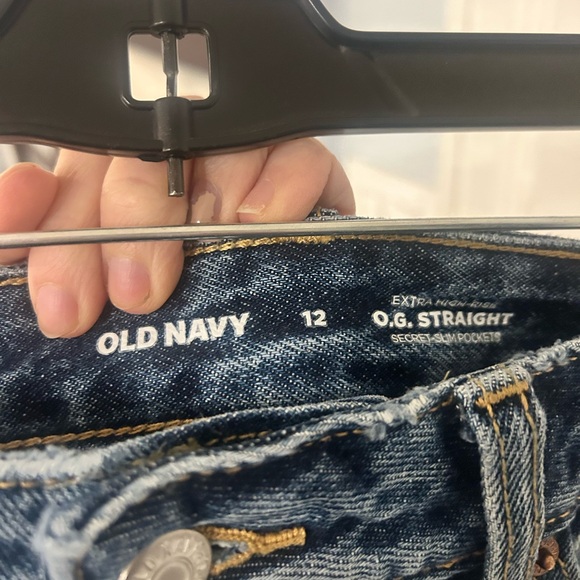 3 for $15 - Bundle 3 items and save - Old Navy extra high waisted straight leg - Picture 3 of 3